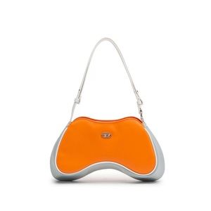 ORANGE WHITE & GREY DIESEL PLAY SHOULDER BAG BNWT
